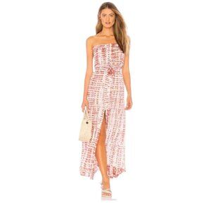 Tiare Hawaii Ryden Coverup Dress in Hail Rust and White M/L